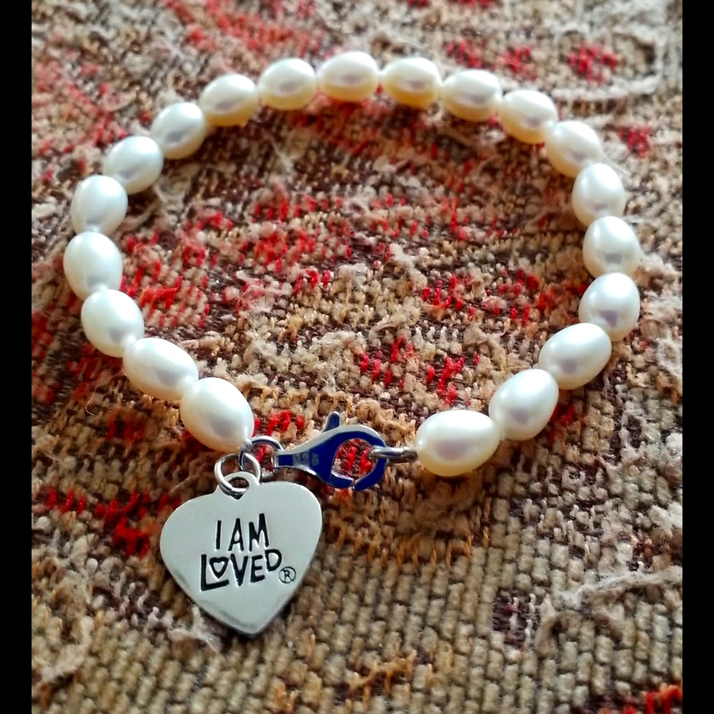 Sterling & Pearl Bracelet